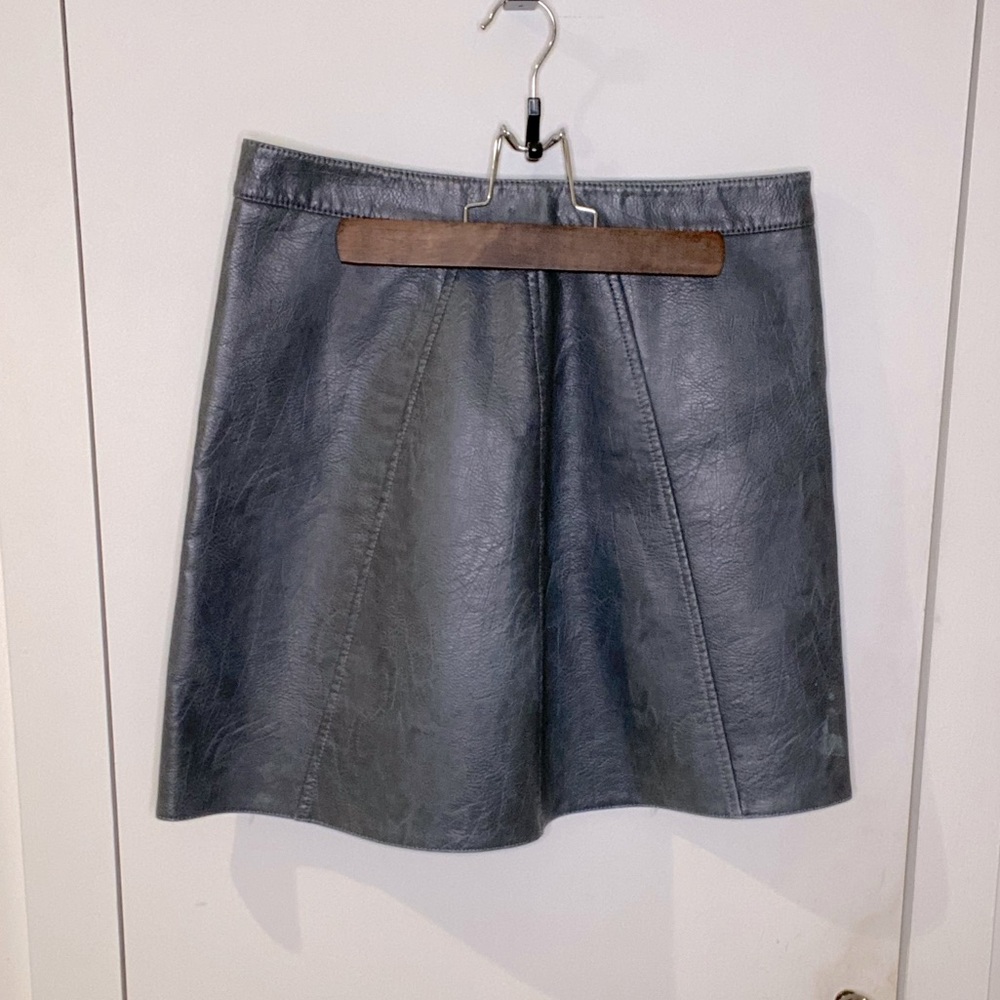 ZARA Mini Faux Leather Skirt